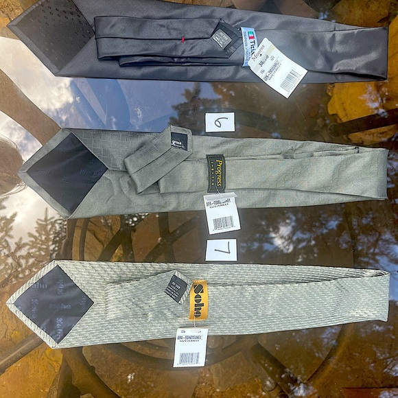Varied brand neckties, all the same size, real silk, never worn - Picture 6 of 11